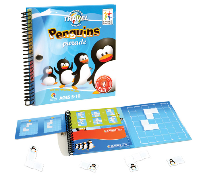 Pingviinien paraati - magneettinen peli